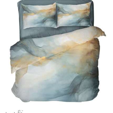 Sarom (CRAFTED STROKES) Bedsheets