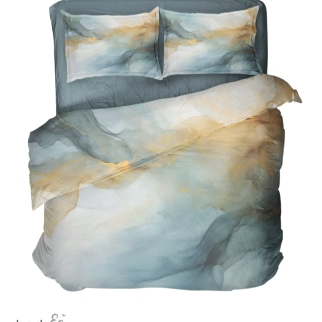 Sarom (CRAFTED STROKES) Bedsheets