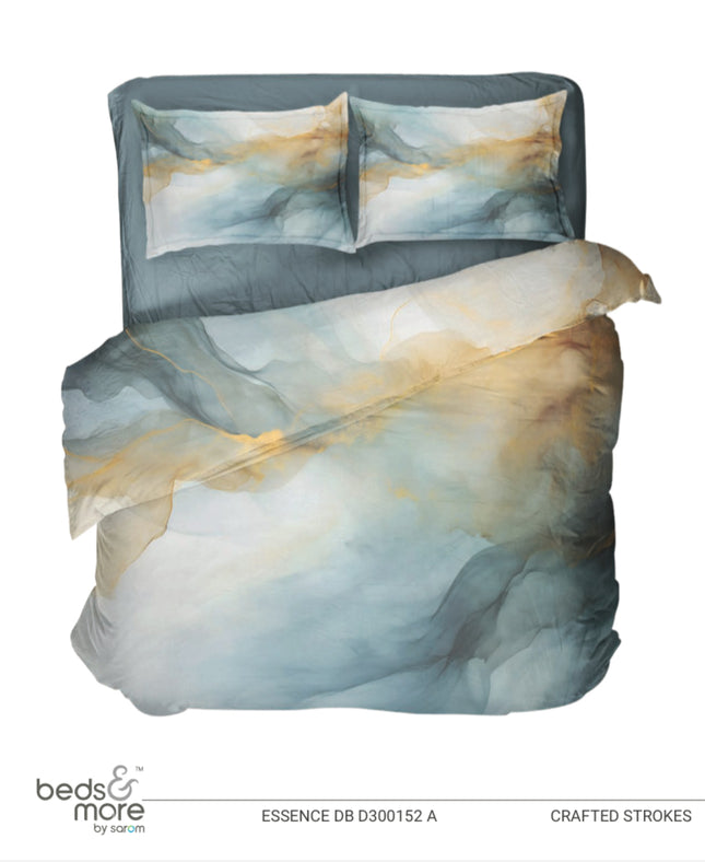 Sarom (CRAFTED STROKES) Bedsheets