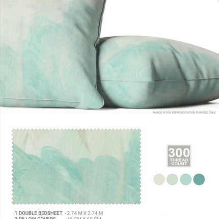 Sarom (CRAFTED STROKES) Bedsheets