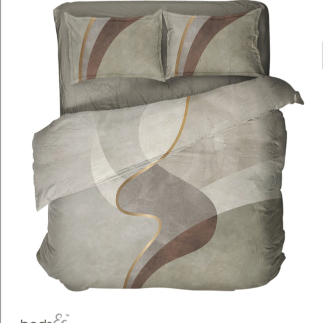 Sarom (CRAFTED STROKES) Bedsheets