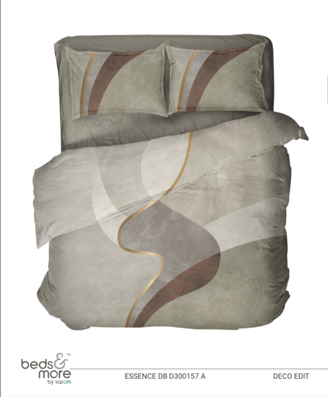 Sarom (CRAFTED STROKES) Bedsheets