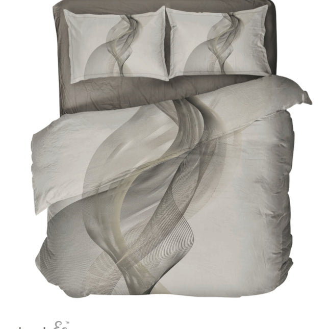 Sarom (CRAFTED STROKES) Bedsheets