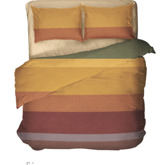 Sarom (CRAFTED STROKES) Bedsheets