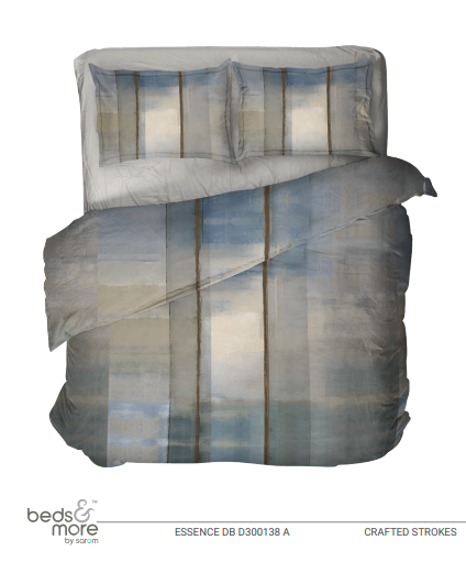 Sarom (CRAFTED STROKES) Bedsheets