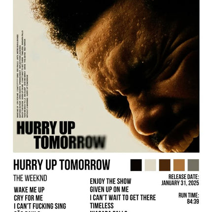 The Weeknd - Hurry Up Tomorrow Album Poster