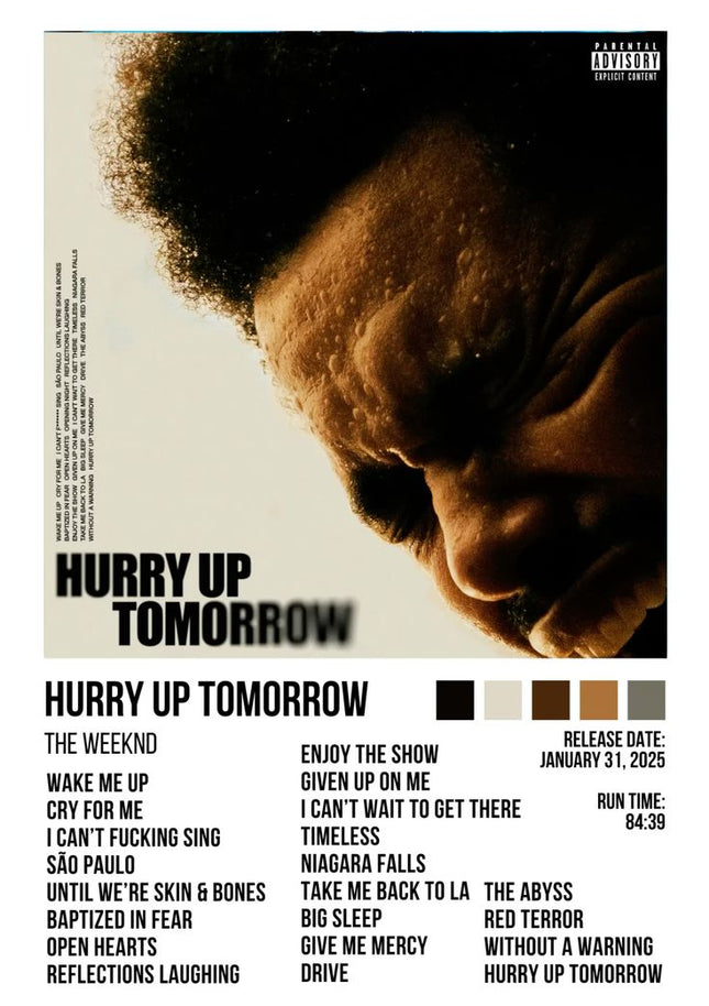 The Weeknd - Hurry Up Tomorrow Album Poster