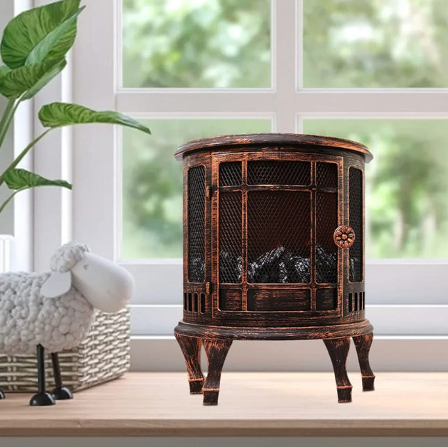 Artificial LED Fireplace Lantern