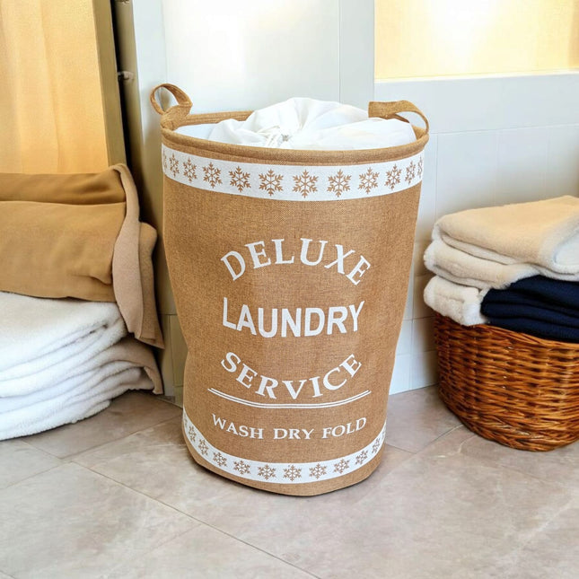 Jute Laundry Basket (Shade of Brown)