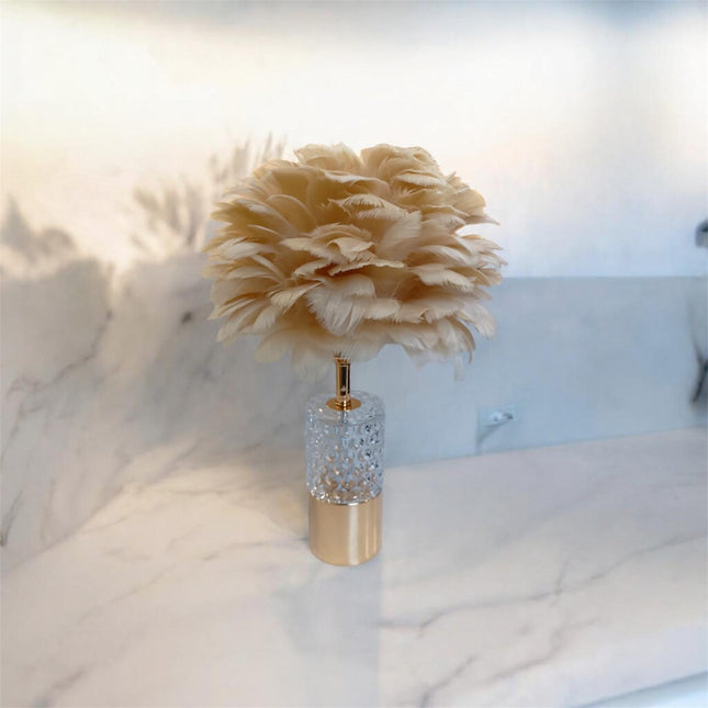 Feather Table Lamp