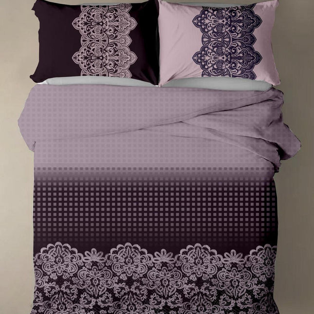 Rose Garden Bedsheet - King Size Cotton Bedsheet