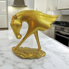 Horse Table Showpiece (Gold)