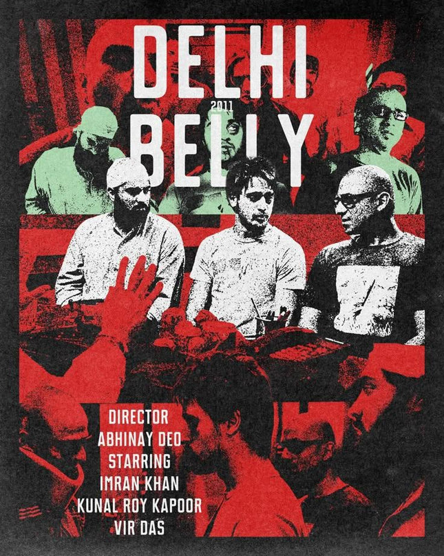 Delhi Belly – Movie Poster (A4 Size)